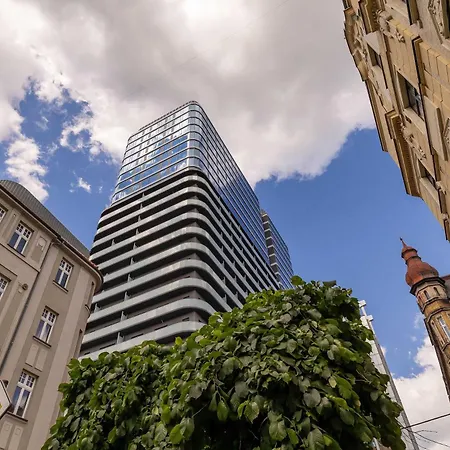 Lägenhet Stylish Air-conditioned On The 25th Floor In By Renters