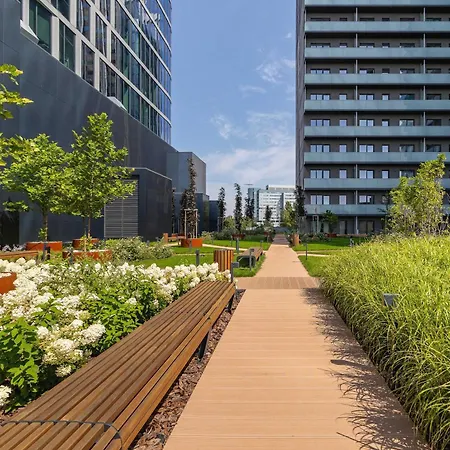 Stylish Air-conditioned On The 25th Floor In By Renters Katowice