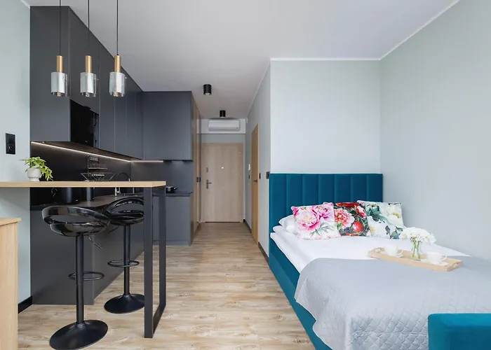 Stylish Air-conditioned On The 25th Floor In By Renters Lägenhet Katowice