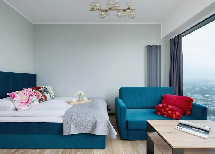 Stylish Air-conditioned On The 25th Floor In By Renters Katowice