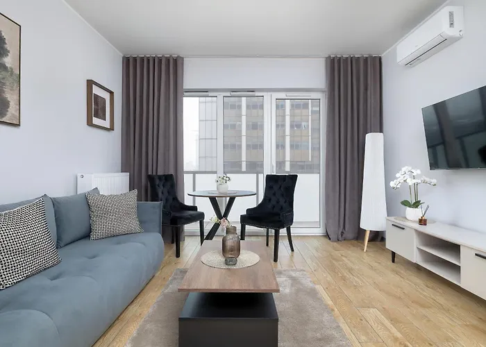 Stylish Air-conditioned On The 25th Floor In By Renters Апартаменты Катовице